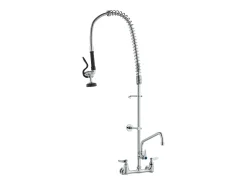 Torneira de Cozinha, SucceBuy Torneira de Parede Comercial - Com Pulverizador de Pré-Enxágue, 111.8 cm