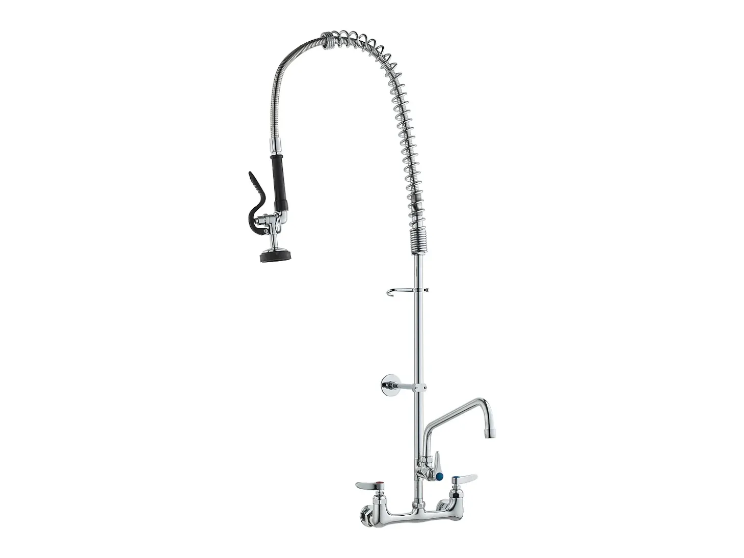 Torneira de Cozinha, SucceBuy Torneira de Parede Comercial - Com Pulverizador de Pré-Enxágue, 111.8 cm