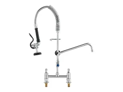 Torneira de Cozinha, SucceBuy Torneira de Lava-loiça de Cozinha Comercial com Pulverizador de Pré-enxaguamento, 66 cm de Altura