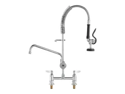 Torneira de Cozinha, SucceBuy Torneira de Lava-loiça de Cozinha Comercial com Pulverizador de Pré-enxaguamento, 66 cm de Altura