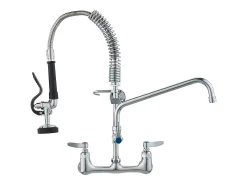 Torneira de Cozinha, SucceBuy Torneira de Parede Comercial - Com Pulverizador de Pré-Enxágue, 53.3 cm