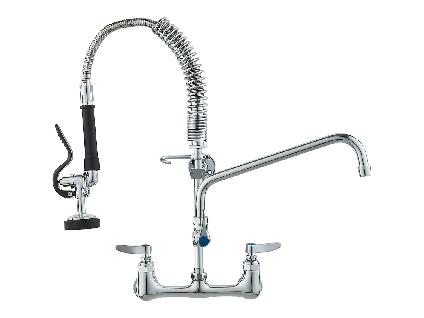Torneira de Cozinha, SucceBuy Torneira de Parede Comercial - Com Pulverizador de Pré-Enxágue, 53.3 cm