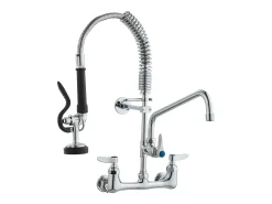 Torneira de Cozinha, SucceBuy Torneira de Parede Comercial - Com Pulverizador de Pré-Enxágue, 53.3 cm