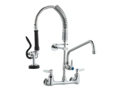 Torneira de Cozinha, SucceBuy Torneira de Parede Comercial - Com Pulverizador de Pré-Enxágue, 53.3 cm
