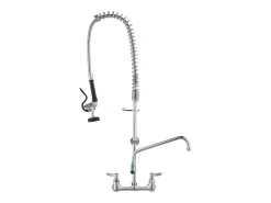 Torneira de Cozinha, SucceBuy Torneira de Pia de Cozinha Comercial de Parede - Com Pulverizador de Pré-Enxaguamento, 91 cm