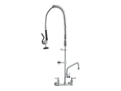 Torneira de Cozinha, SucceBuy Torneira de Pia de Cozinha Comercial de Parede - Com Pulverizador de Pré-Enxaguamento, 91 cm