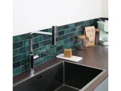 Torneira de lavatório Esserain com chuveiro de mão extraível cromado Essebagno
