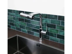 Torneira de lavatório Esserain com chuveiro de mão extraível cromado Essebagno