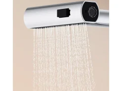 Torneira de lavatório Esserain com chuveiro de mão extraível cromado Essebagno