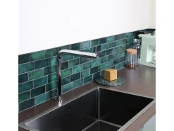 Torneira misturadora Magic para lava-loiça cromada Essebagno