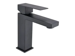 Torneira misturadora mecânica em inox, preto mate, P15,3 x A17,8 x C4,9 cm, CANILAS