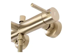 Torneira Para Banheira Rea Lungo Brush Gold