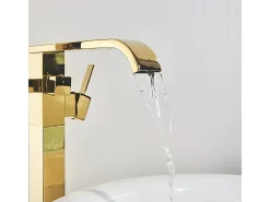 Torneira Para Banheira Rea Carat Gold