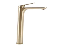 Torneira Para Lavatório Rea Marco High Brush Gold