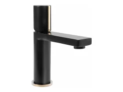 Torneira Para Lavatório Rea Icon Low Black/Gold