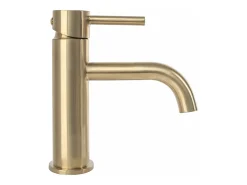 Torneira Para Lavatório Rea Lungo Low Brush Gold