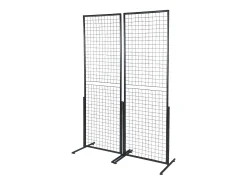 Torre de Parede de rede de arame SucceBuy 61x170,7 cm, Pacote de 2, Prateleiras de Exposição