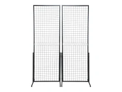 Torre de Parede de rede de arame SucceBuy 61x170,7 cm, Pacote de 2, Prateleiras de Exposição