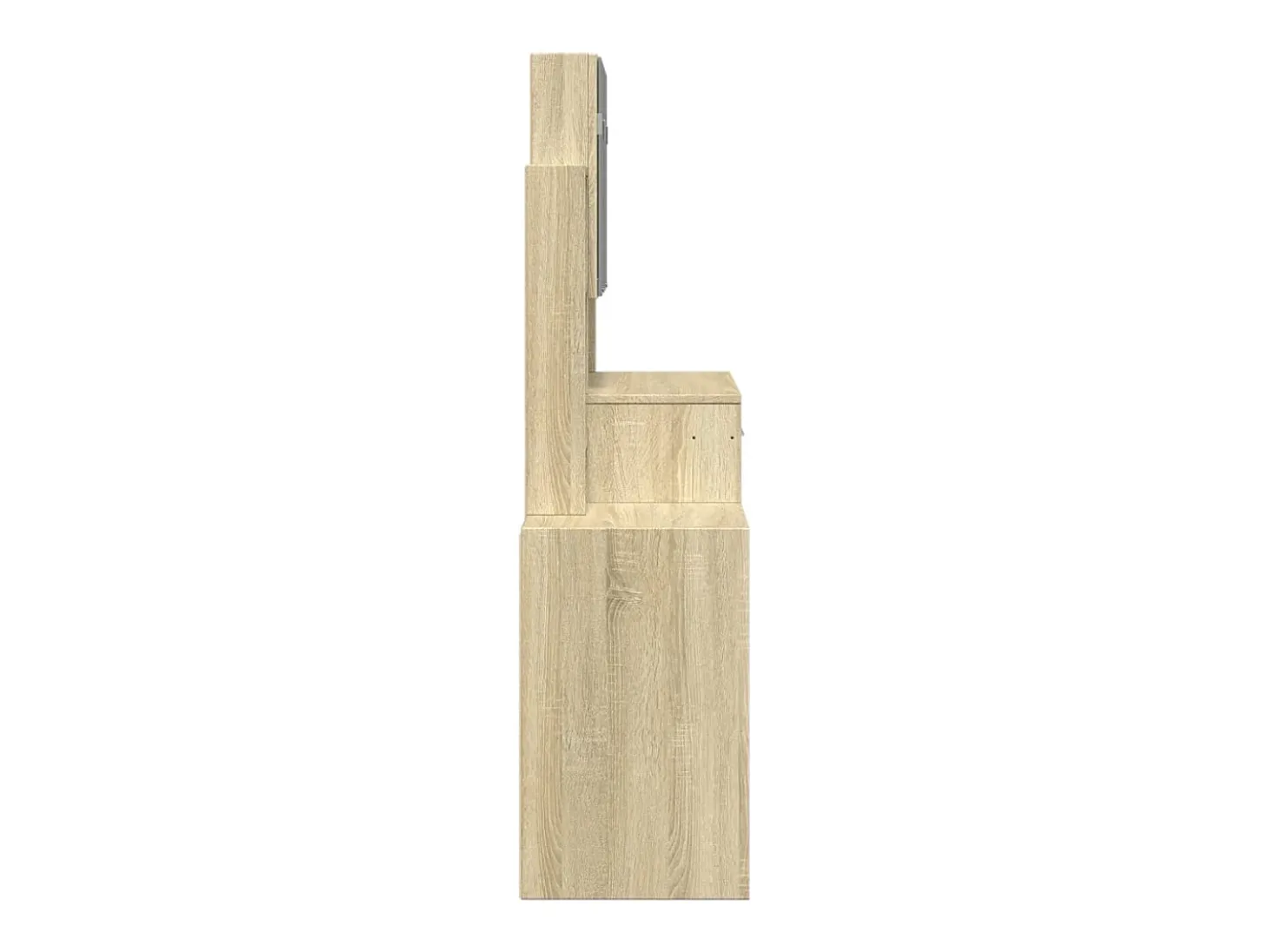 Toucador com armário 80x35x132 cm cor carvalho sonoma