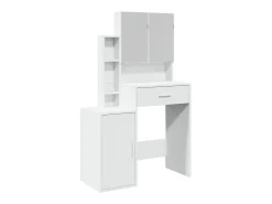 Toucador com armário 80x35x132 cm cor branco