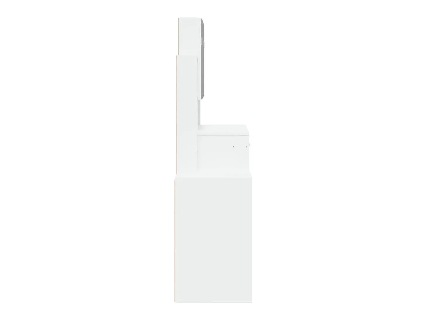 Toucador com armário 80x35x132 cm cor branco