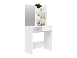Toucador com espelho 74,5x40x141 cm branco