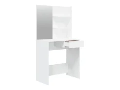Toucador com espelho 74,5x40x141 cm branco