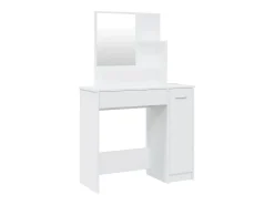 Toucador com espelho 86,5x35x136 cm cor branco
