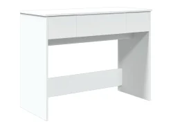 Toucador com espelho 100x45x76 cm branco