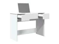 Toucador com espelho 100x45x76 cm branco