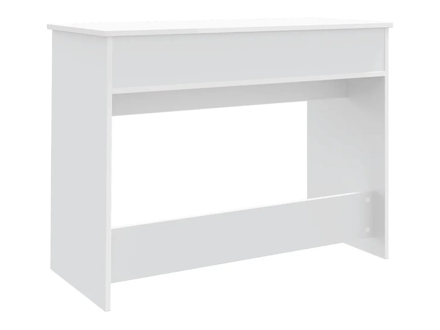 Toucador com espelho 100x45x76 cm branco