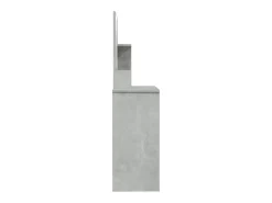 Toucador com espelho 86,5x35x136 cm cinzento cimento