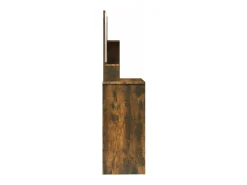 Toucador com espelho 86,5x35x136 cm cor carvalho fumado