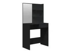 Toucador com espelho 74,5x40x141 cm preto