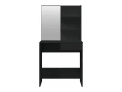 Toucador com espelho 74,5x40x141 cm preto