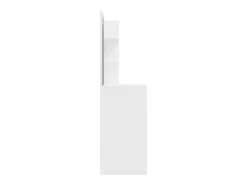 Toucador com espelho 74,5x40x141 cm branco brilhante