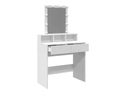 Toucador com LED 80x41x144,5 cm branco