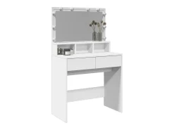 Toucador com LED 80x41x134,5 cm branco
