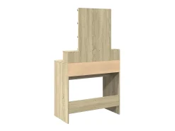 Toucador com LED 80x41x144,5 cm carvalho sonoma