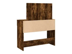 Toucador com LED 100x40x120 cm carvalho fumado