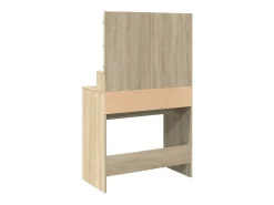 Toucador com LED 80x41x134,5 cm carvalho sonoma