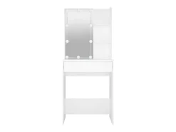 Toucador com LEDs 60x40x140 cm branco