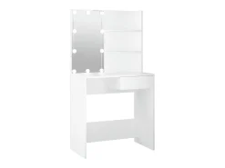 Toucador com LEDs 74,5x40x141 cm branco