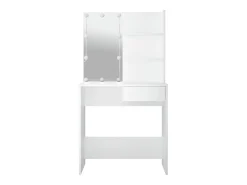 Toucador com LEDs 74,5x40x141 cm branco