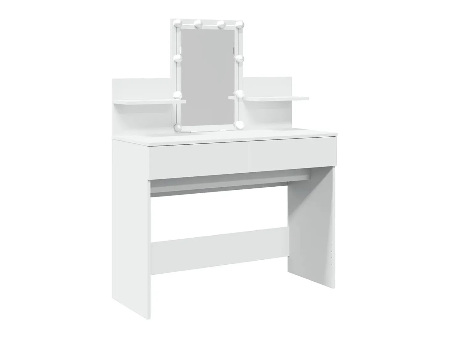 Toucador com LEDs 100x40x130 cm branco