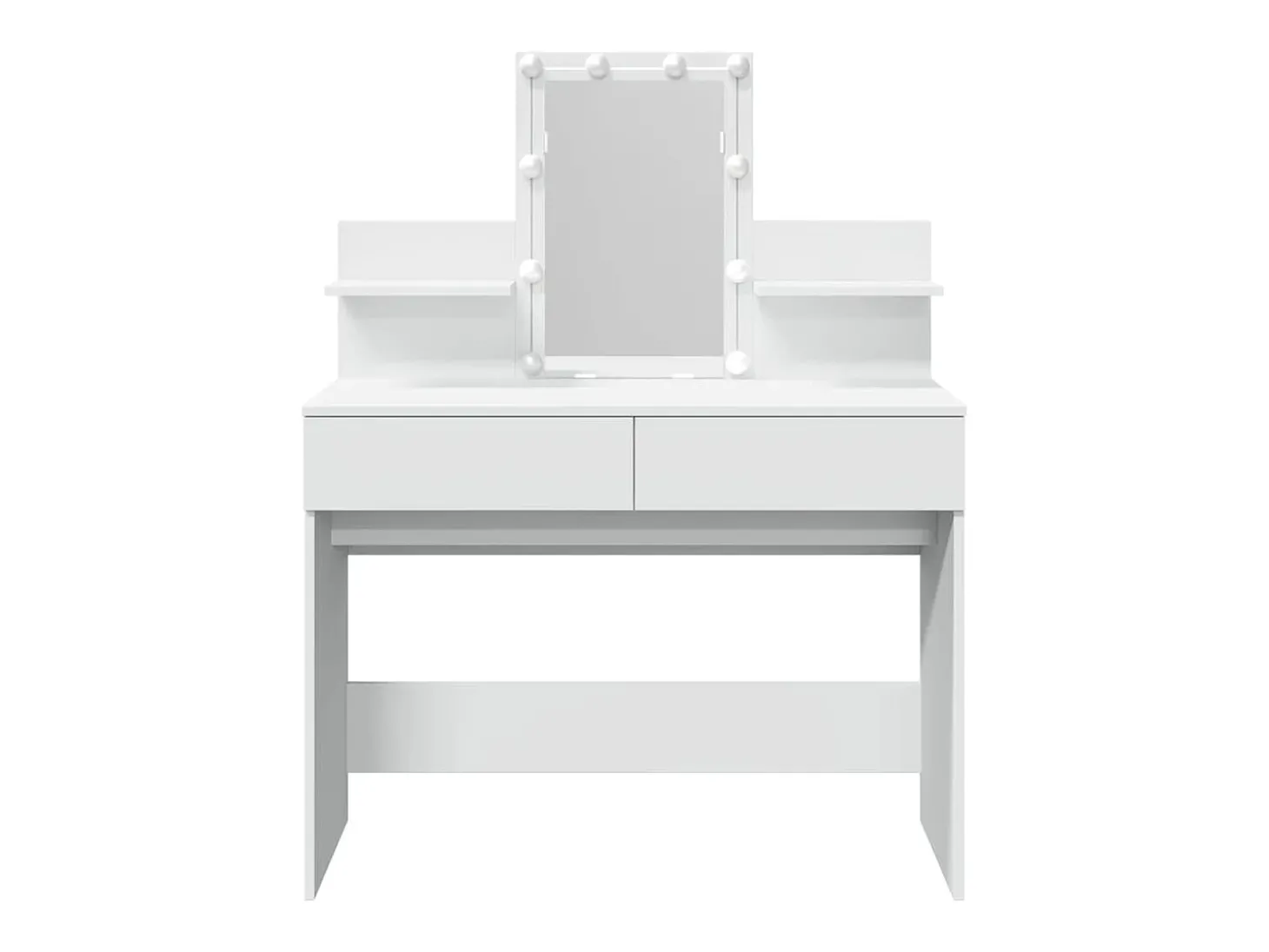 Toucador com LEDs 100x40x130 cm branco