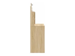 Toucador com luzes LED 96x40x142 cm carvalho sonoma