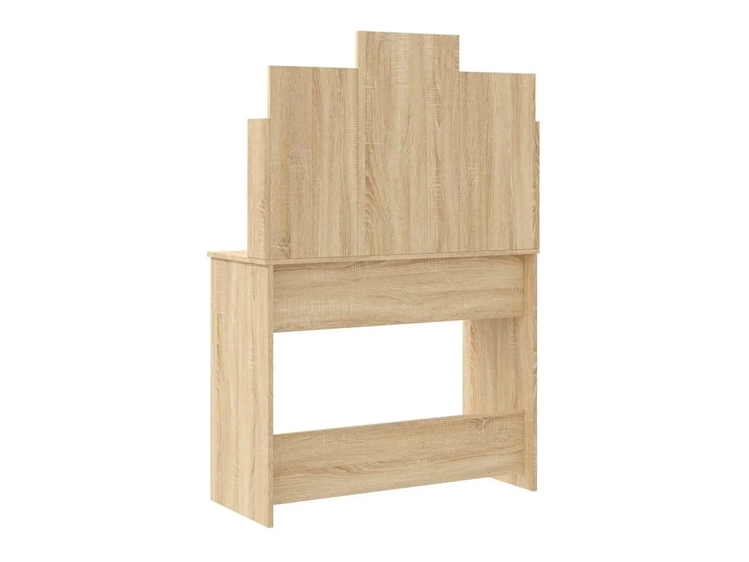 Toucador com luzes LED 96x40x142 cm carvalho sonoma