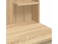 Toucador com luzes LED 96x40x142 cm carvalho sonoma