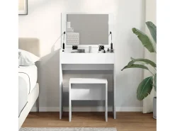 Toucador e banco 60x40x113,5 cm branco